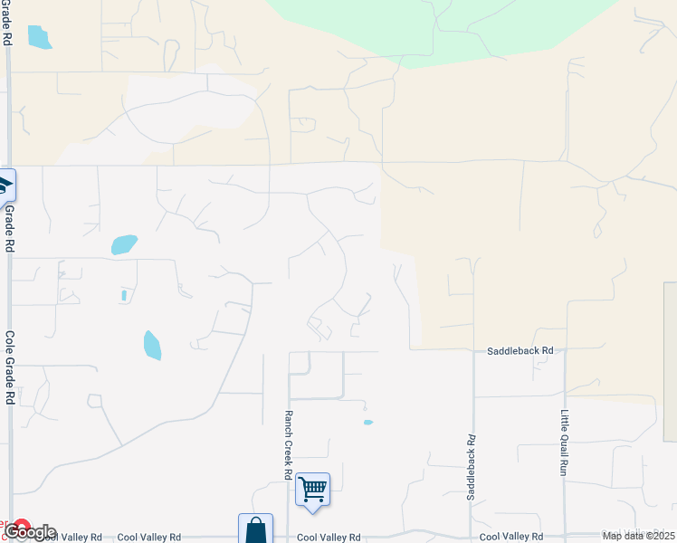 map of restaurants, bars, coffee shops, grocery stores, and more near 31252 North Star Way in Valley Center