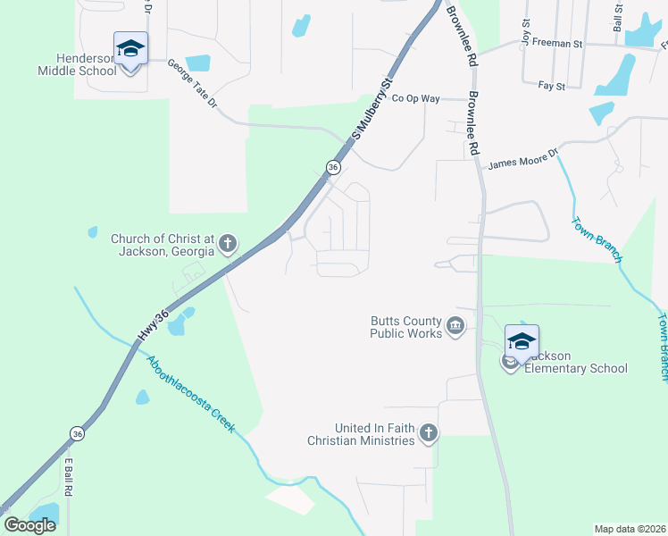 map of restaurants, bars, coffee shops, grocery stores, and more near 171 Gardner Road in Jackson