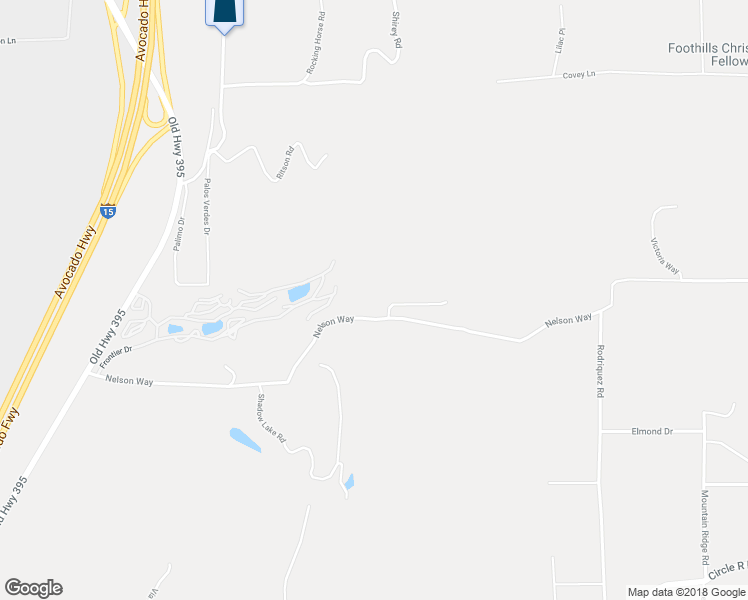 map of restaurants, bars, coffee shops, grocery stores, and more near 8904 Nelson Way in Escondido