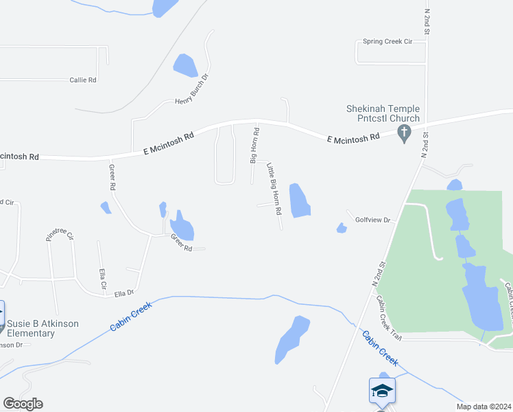 map of restaurants, bars, coffee shops, grocery stores, and more near 298 Custer Circle in Griffin