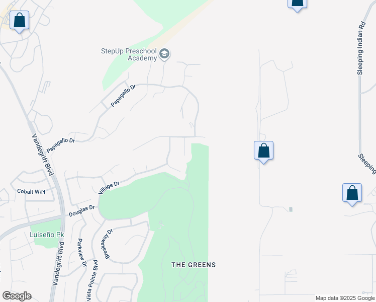 map of restaurants, bars, coffee shops, grocery stores, and more near 5018 Medalist Court in Oceanside