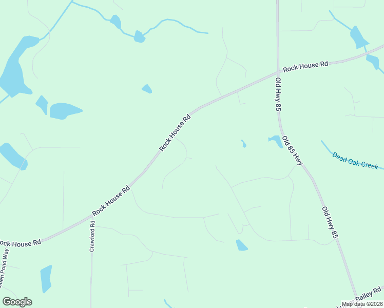 map of restaurants, bars, coffee shops, grocery stores, and more near 1219 Rock House Road in Senoia