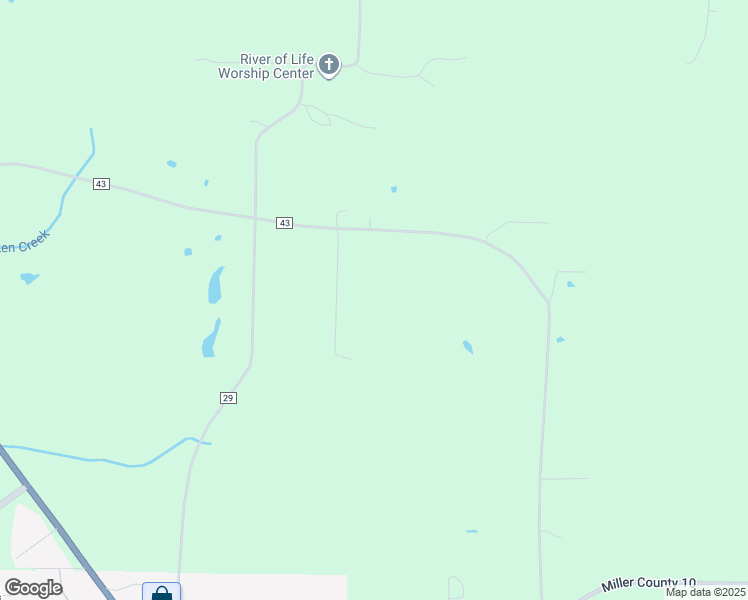 map of restaurants, bars, coffee shops, grocery stores, and more near 4084 Miller County 43 in Fouke