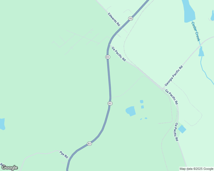 map of restaurants, bars, coffee shops, grocery stores, and more near 11017 Georgia 83 in Monticello