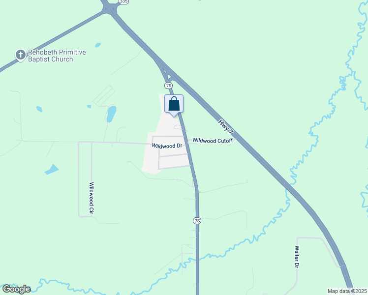 map of restaurants, bars, coffee shops, grocery stores, and more near 306 Wildwood Drive in El Dorado