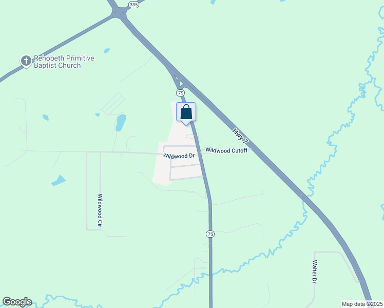 map of restaurants, bars, coffee shops, grocery stores, and more near 306 Wildwood Drive in El Dorado