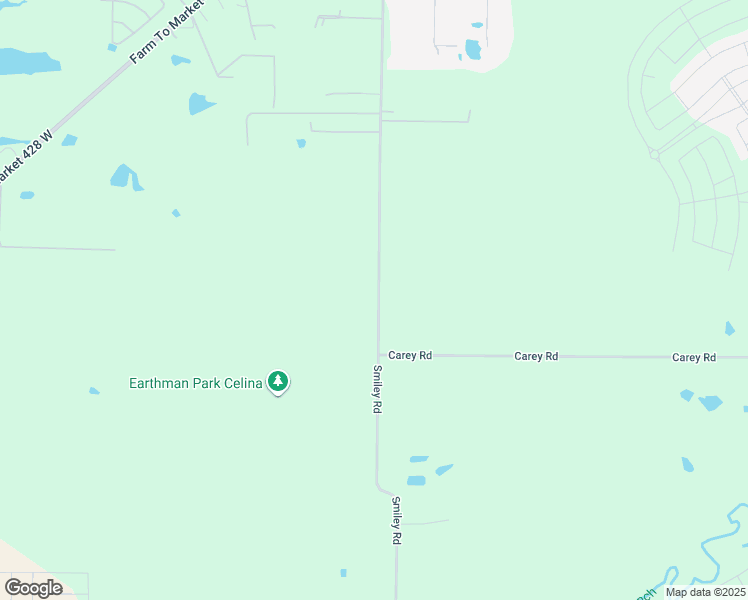 map of restaurants, bars, coffee shops, grocery stores, and more near 5350 Smiley Road in Celina