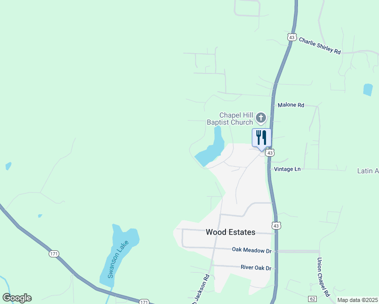 map of restaurants, bars, coffee shops, grocery stores, and more near 7887 Lake Sherwood Circle in Northport