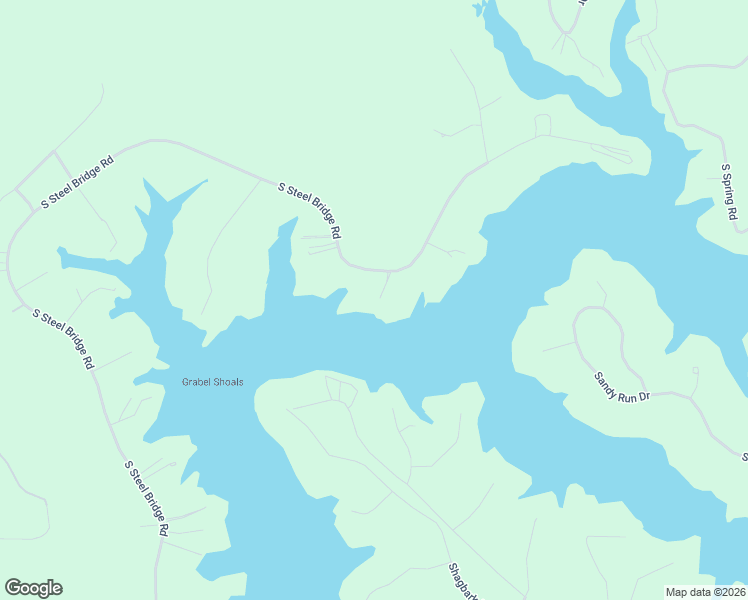 map of restaurants, bars, coffee shops, grocery stores, and more near 790 South Steel Bridge Road in Eatonton