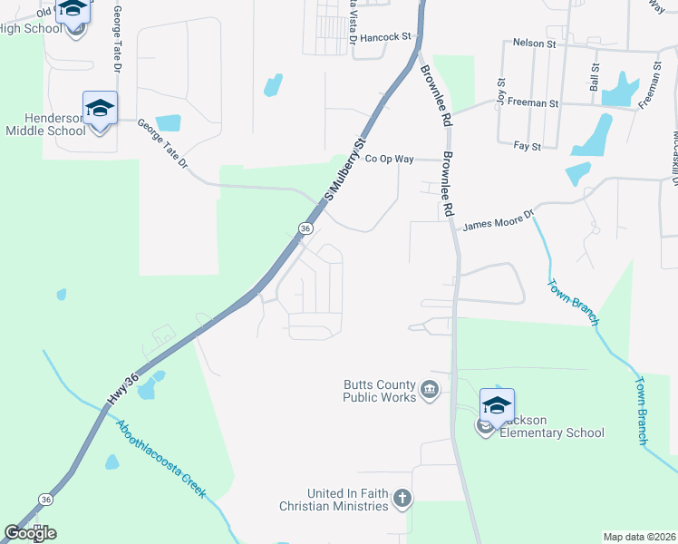 map of restaurants, bars, coffee shops, grocery stores, and more near in Jackson