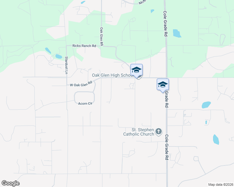 map of restaurants, bars, coffee shops, grocery stores, and more near 31283 Rivoli Road in Valley Center