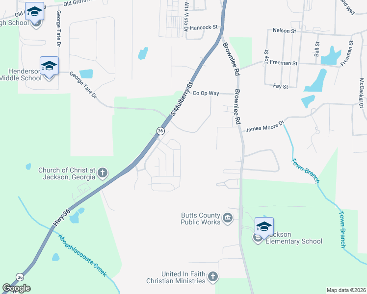 map of restaurants, bars, coffee shops, grocery stores, and more near 504 Grand Magnolia Street in Jackson