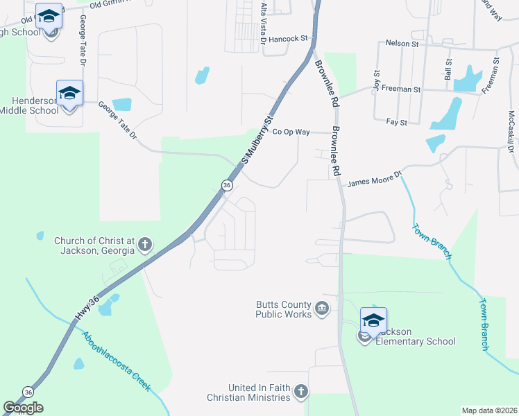 map of restaurants, bars, coffee shops, grocery stores, and more near 504 Grand Magnolia Street in Jackson
