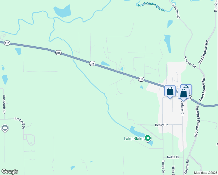 map of restaurants, bars, coffee shops, grocery stores, and more near 13116 Buck Kennedy Road in McCalla