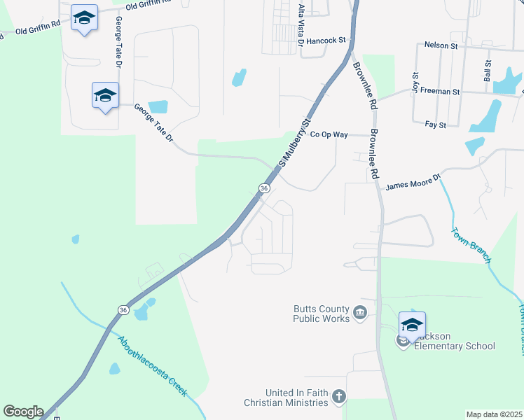 map of restaurants, bars, coffee shops, grocery stores, and more near 236 Grand Magnolia Street in Jackson
