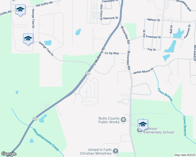 map of restaurants, bars, coffee shops, grocery stores, and more near 510 Grand Magnolia Street in Jackson
