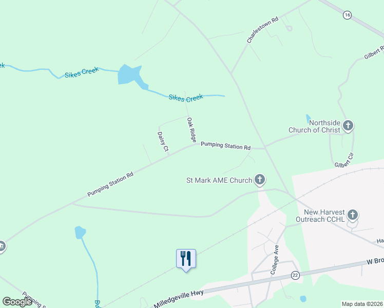 map of restaurants, bars, coffee shops, grocery stores, and more near 317 Pumping Station Road in Sparta