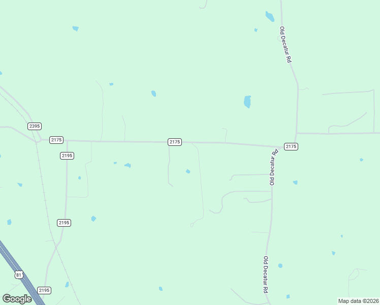 map of restaurants, bars, coffee shops, grocery stores, and more near 827 County Road 2175 in Decatur