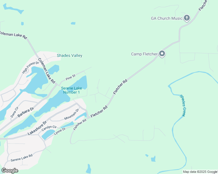 map of restaurants, bars, coffee shops, grocery stores, and more near 7741 Eagle Drive in McCalla