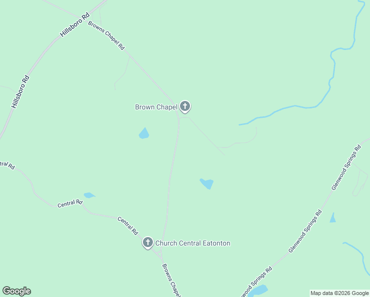 map of restaurants, bars, coffee shops, grocery stores, and more near 337 Browns Chapel Road in Eatonton