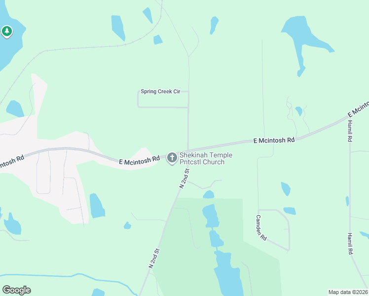 map of restaurants, bars, coffee shops, grocery stores, and more near 1470 East Mcintosh Road in Griffin