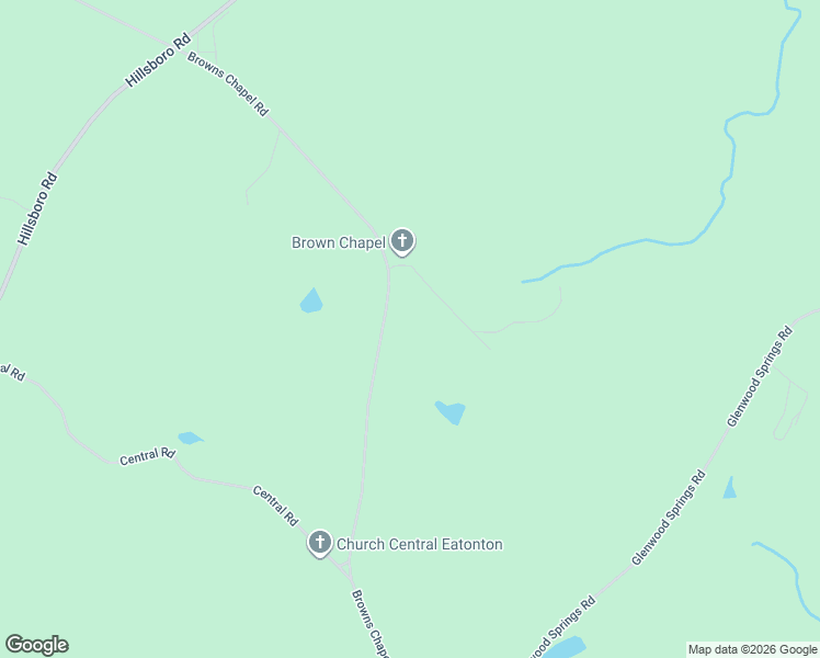 map of restaurants, bars, coffee shops, grocery stores, and more near 337 Browns Chapel Road in Eatonton