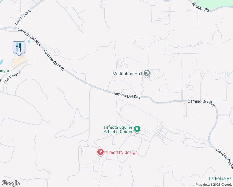 map of restaurants, bars, coffee shops, grocery stores, and more near 6230 Camino Del Rey in Bonsall
