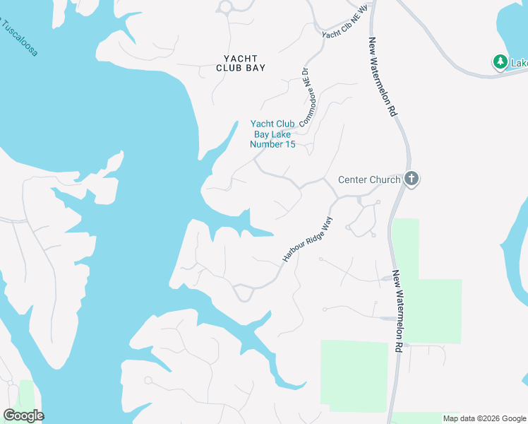 map of restaurants, bars, coffee shops, grocery stores, and more near 3101 Starboard Place Northeast in Tuscaloosa