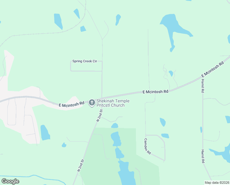 map of restaurants, bars, coffee shops, grocery stores, and more near 1527 East Mcintosh Road in Griffin