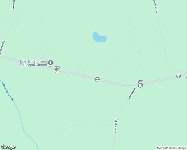 map of restaurants, bars, coffee shops, grocery stores, and more near 3896 U.S. 17 Alternate in Jamestown