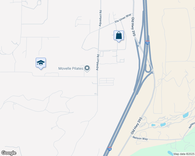 map of restaurants, bars, coffee shops, grocery stores, and more near Aquaduct Road in Bonsall