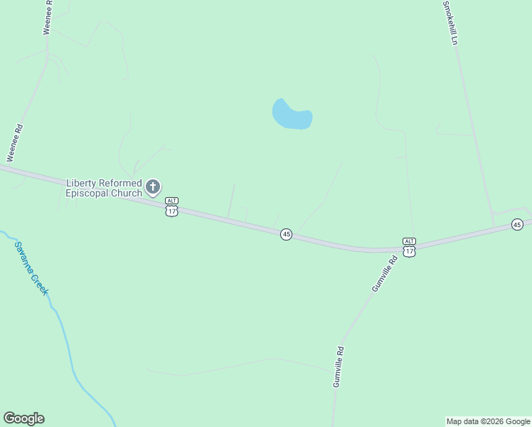 map of restaurants, bars, coffee shops, grocery stores, and more near 3896 U.S. 17 Alternate in Jamestown