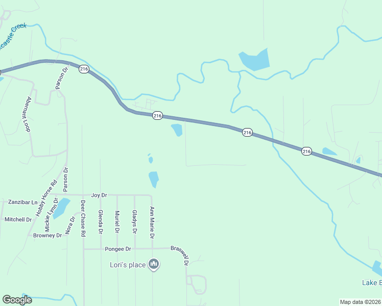 map of restaurants, bars, coffee shops, grocery stores, and more near 19994 Booler Rd in McCalla