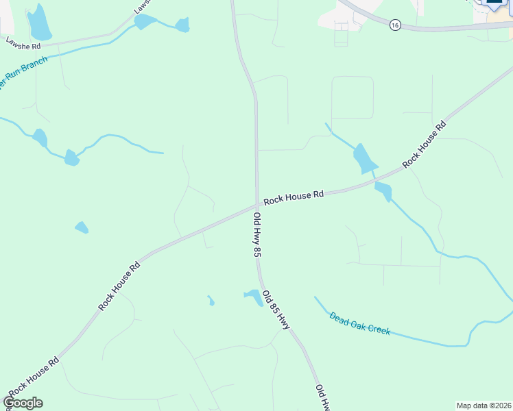 map of restaurants, bars, coffee shops, grocery stores, and more near 800 Rock House Road in Senoia