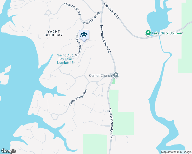 map of restaurants, bars, coffee shops, grocery stores, and more near 3426 Harbor Ridge Way in Tuscaloosa