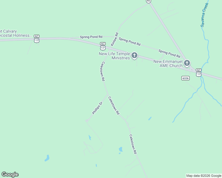 map of restaurants, bars, coffee shops, grocery stores, and more near 572 Calestown Road in Bonneau