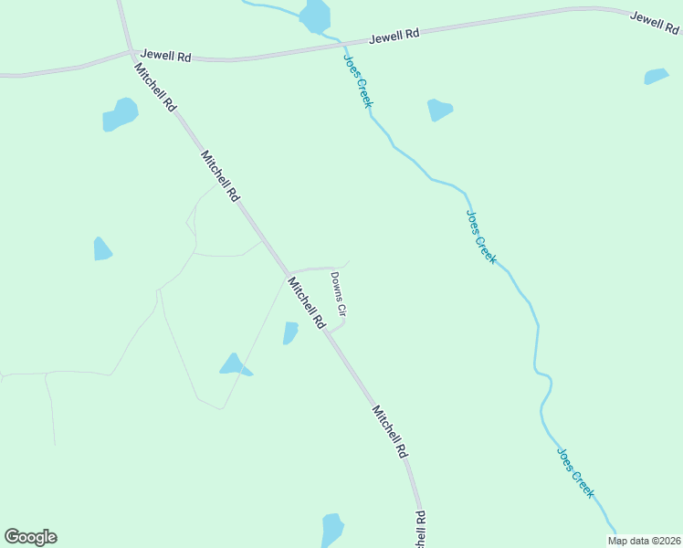 map of restaurants, bars, coffee shops, grocery stores, and more near 151 Downs Circle in Mitchell