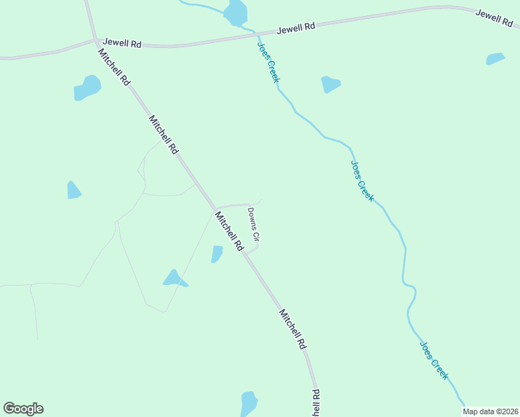 map of restaurants, bars, coffee shops, grocery stores, and more near 151 Downs Circle in Mitchell