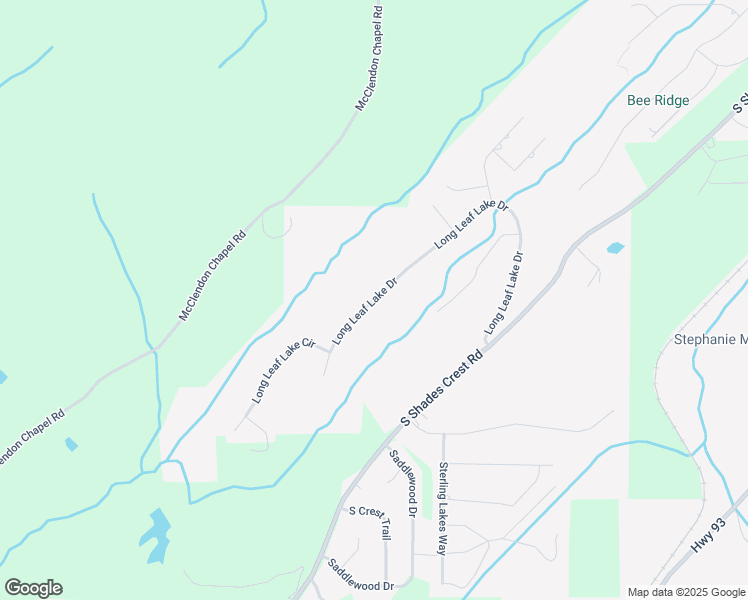 map of restaurants, bars, coffee shops, grocery stores, and more near 1117 Long Leaf Lake Drive in Helena