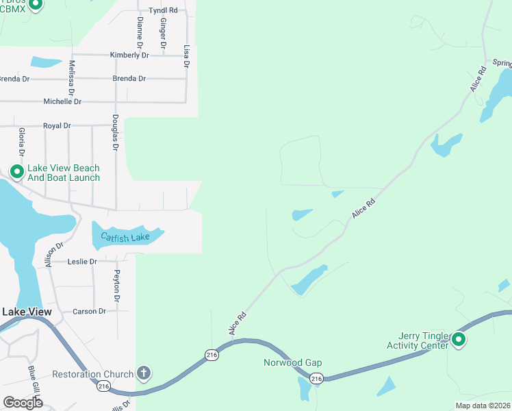 map of restaurants, bars, coffee shops, grocery stores, and more near 13094 Minnie Ola Drive in McCalla