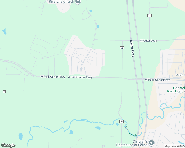 map of restaurants, bars, coffee shops, grocery stores, and more near 2844 Epping Way in Celina
