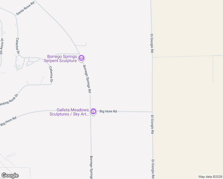 map of restaurants, bars, coffee shops, grocery stores, and more near in Borrego Springs