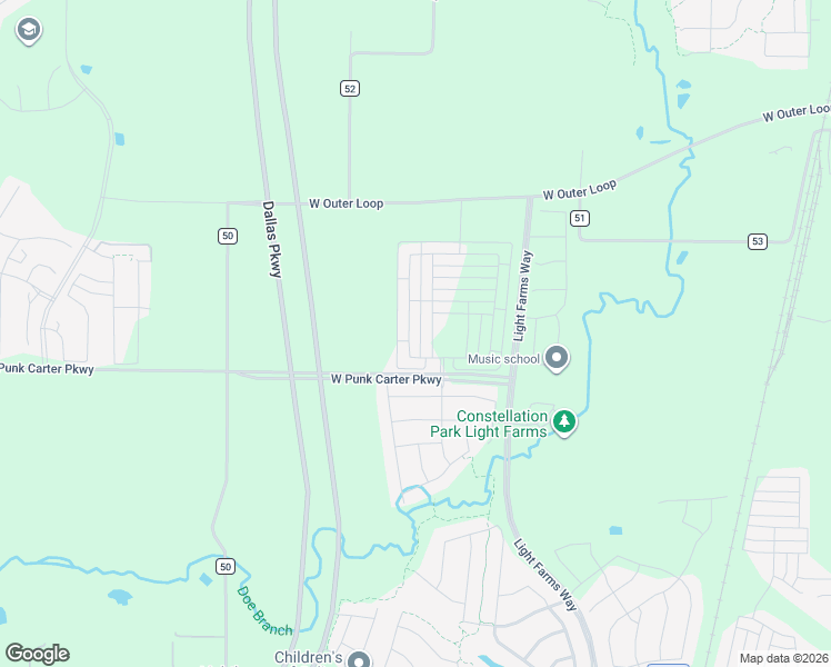 map of restaurants, bars, coffee shops, grocery stores, and more near 2857 Franklin Drive in Celina