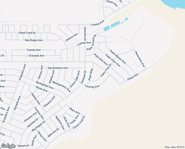 map of restaurants, bars, coffee shops, grocery stores, and more near 2196 Palm Way in Thermal
