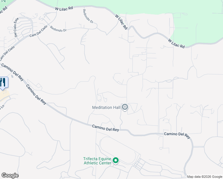map of restaurants, bars, coffee shops, grocery stores, and more near 31630 Wrightwood Road in Bonsall