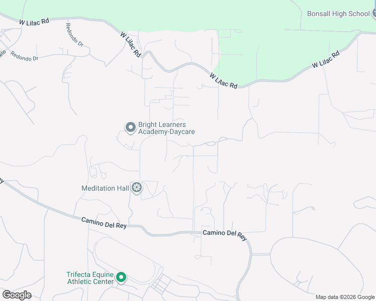 map of restaurants, bars, coffee shops, grocery stores, and more near 31801 Wrightwood Road in Bonsall