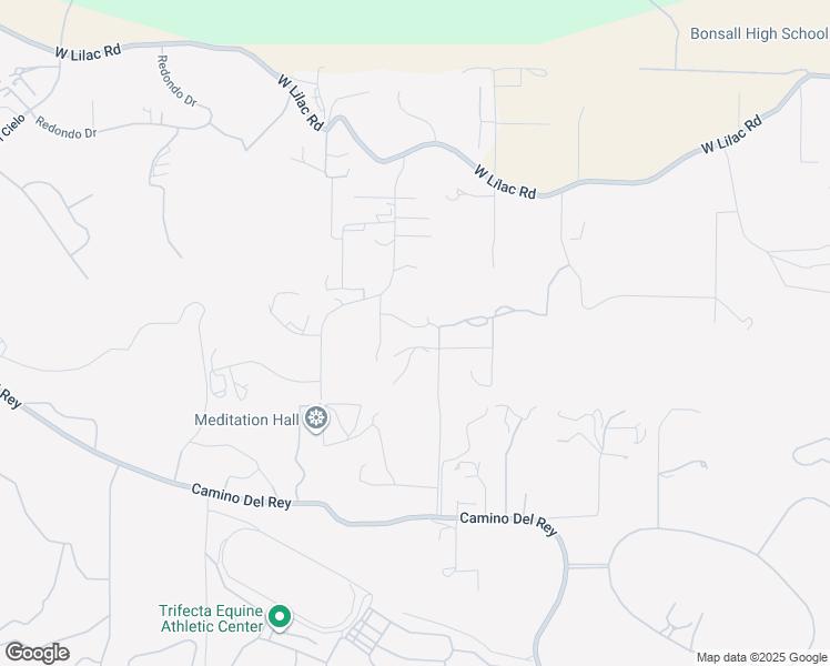 map of restaurants, bars, coffee shops, grocery stores, and more near 31801 Wrightwood Road in Bonsall