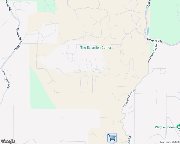 map of restaurants, bars, coffee shops, grocery stores, and more near 3909 Valle Del Sol in Bonsall