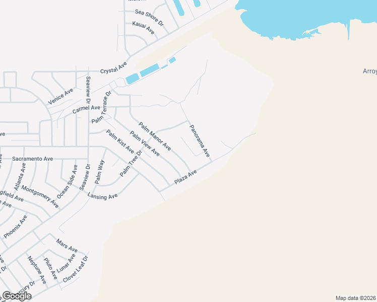 map of restaurants, bars, coffee shops, grocery stores, and more near 2215 La Brisa Court in Thermal