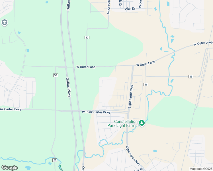 map of restaurants, bars, coffee shops, grocery stores, and more near 1620 Bennington Lane in Celina